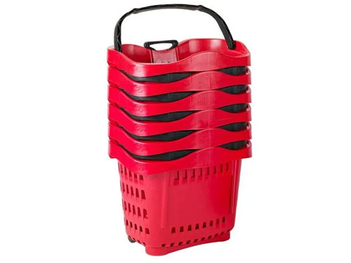 Plastic Basket Trolley