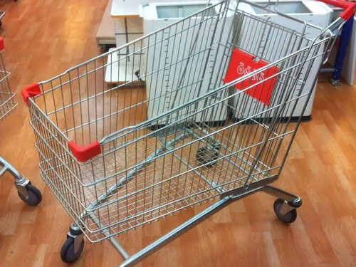 Stainless Steel Shopping Trolley 210 Ltr