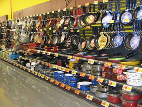 Crockery and Utensil Display Fixtures