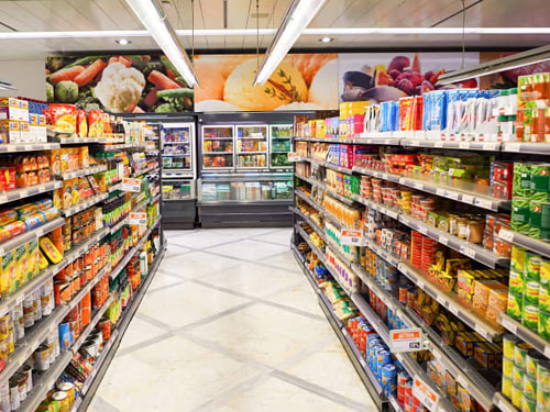 Supermarket Grocery Racks