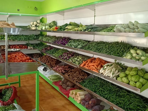 Vegetable & Fruit Display Racks