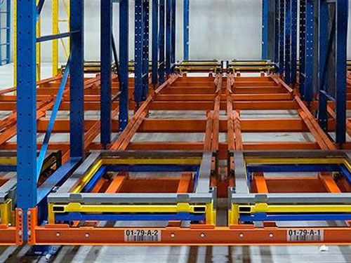 Push Back Pallet Rack