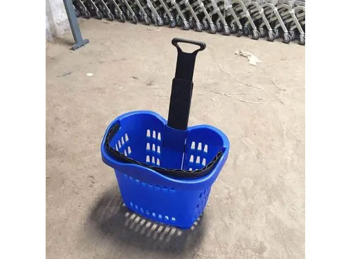 Wheel Plastic Shopping Trolley