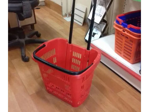 Wheel Plastic Shopping Trolley