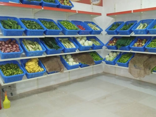 Fruit & Vegetable Top Canopy Racks