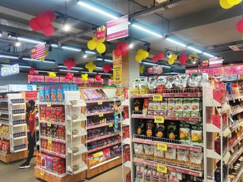 Supermarket Wall Rack