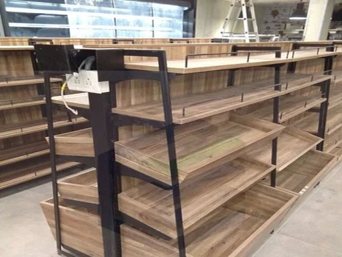 Wooden Showroom Rack